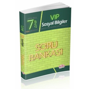 Editr Yaynlar 7. Snf VIP Sosyal Bilgiler Soru Bankas