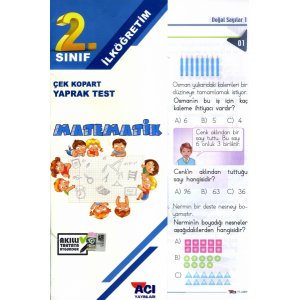 A Yaynlar 2.Snf Matematik ek Kopart Yaprak Test