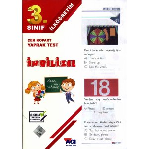 A Yaynlar 3.Snf ngilizce ek Kopart Yaprak Test