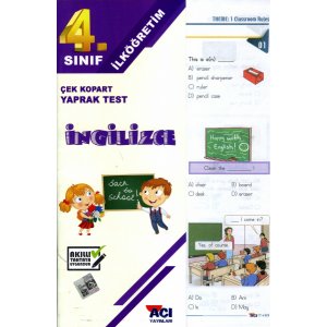 A Yaynlar 4.Snf ngilizce ek Kopart Yaprak Test