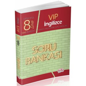 Editr Yaynlar 8. Snf VIP ngilizce Soru Bankas