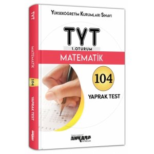 Ankara Yaynclk TYT Matematik 104 Yaprak Test