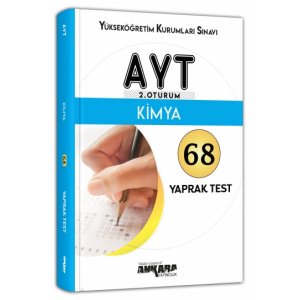 Ankara Yaynclk AYT Kimya 68 Yaprak Test