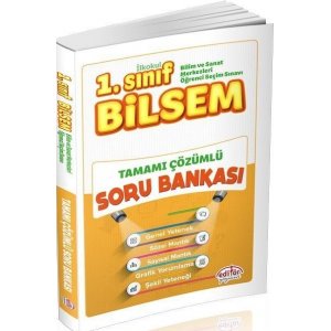 Editör Yayınları 1. Sınıf Bilsem Tamamı Çözümlü Soru Bankası