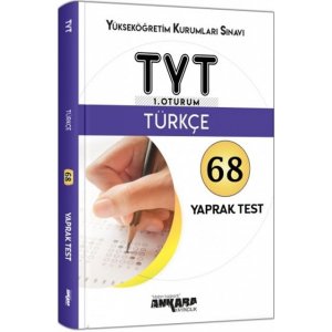 Ankara Yaynclk TYT Trke 68 Yaprak Test
