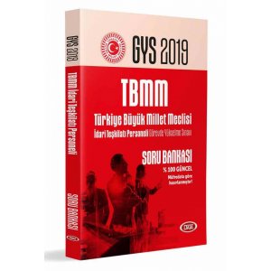 Data Yaynlar 2019 GYS Trkiye Byk Millet Meclisi dari Tekilat Personeli Soru Bankas