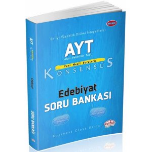 Editr Yaynlar AYT Edebiyat Konsenss Soru Bankas