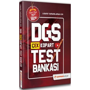 Uzman Kariyer Yaynlar 2020 DGS ek Kopart Test Bankas