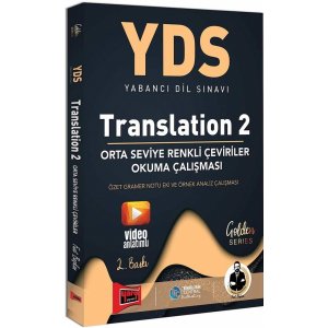 Yarg Yaynlar YDS Translation 2 Orta Seviye Renkli eviriler Okuma almas