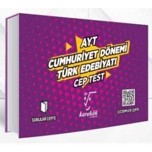 Karekk Yaynlar AYT Cumhuriyet Dnemi Trk Edebiyat Cep Test