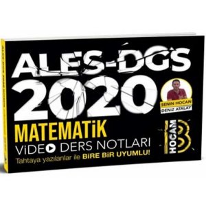 Benim Hocam Yaynlar 2020 ALES DGS Matematik Video Ders Notlar