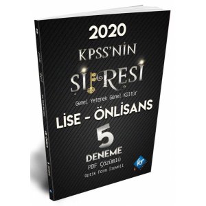 KR Akademi 2020 KPSSnin ifresi Lise nlisans 5 Deneme