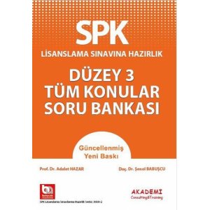 Akademi Eitim SPK Dzey 3 Tm Konular Soru Bankas