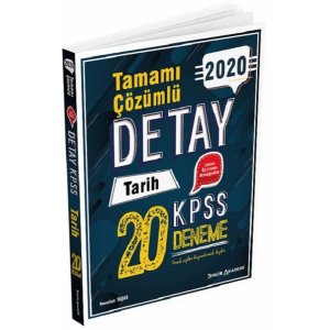 Tercih Akademi Yaynlar 2020 KPSS Tarih Detay 20 Deneme zml