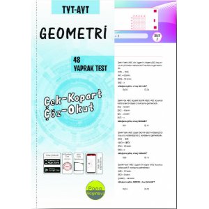 Pano Yaynlar TYT-AYT Geometri Yaprak Testleri (48 Adet) ek Kopart
