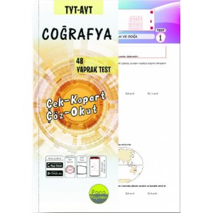 Pano Yaynlar TYT-AYT Corafya Yaprak Testleri (48 Adet) ek Kopart