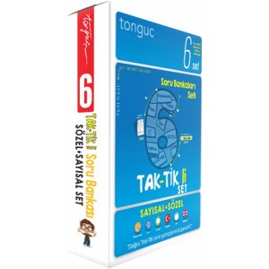 Tongu� Akademi 6. S�n�f Taktikli T�m Dersler Soru Bankas� Seti