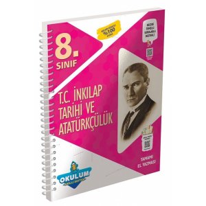 Murat Yaynlar 8. Snf T.C. nklap Tarihi ve Atatrklk Okulum Akll Defter