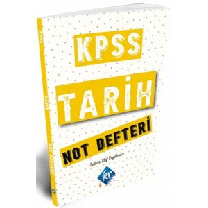 KR Akademi KPSS Tarih Konu Anlatml Not Defteri