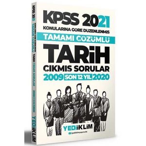 Yediiklim Yaynlar 2025 KPSS Genel Kltr Lisans Tarih Konularna Gre Tamam zml Son 11 Yl km Sorular
