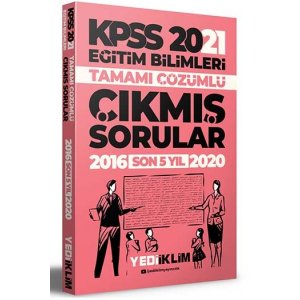 Yediiklim Yaynlar 2025 KPSS Eitim Bilimleri Son 4 Yl Tamam zml km Sorular