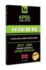 Yarg Yaynlar 2025 KPSS Genel Kltr 2015-2024 Corafya Konularna Gre Dzenlenmi Tamam zml km Sorular