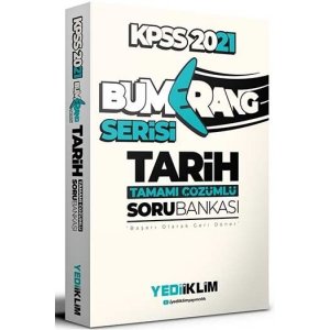 Yediiklim Yaynlar 2025 KPSS Genel Kltr Bumerang Tarih Tamam zml Soru Bankas