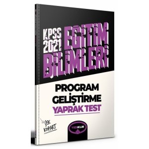 Yediiklim Yaynlar 2024 KPSS Eitim Bilimleri Program Gelitirme ek Kopart Yaprak Test