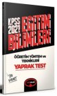 Yediiklim Yaynlar 2025 KPSS Eitim Bilimleri retim Yntem ve Teknikleri ek Kopart Yaprak Test