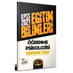 Yediiklim Yaynlar 2024 KPSS Eitim Bilimleri renme Psikolojisi ek Kopart Yaprak Test