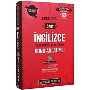 Pegem Yaynlar 2024 KPSS ABT ngilizce Konu Anlatml