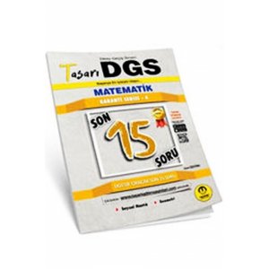 Tasar Yaynlar DGS Matematik Garanti Serisi Son 15 Soru