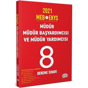 Editr Yaynlar 2021 EKYS MEB Mdr ve Mdr Bayardmcs 8 Deneme