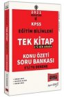 Yediiklim Yaynlar 2024 KPSS Eitim Bilimleri Tm Dersler Tek Kitap Soru Bankas