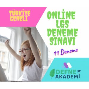 Defne Akademi Trkiye Geneli Online LGS Deneme Snav Paketi