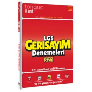 Tongu Akademi 8. Snf LGS Geri Saym Denemeleri 321