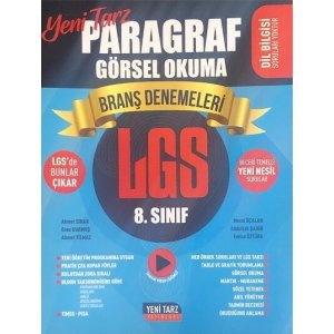 Yeni Tarz Yaynlar 8. Snf LGS Paragraf Grsel Okuma Bran Deneme