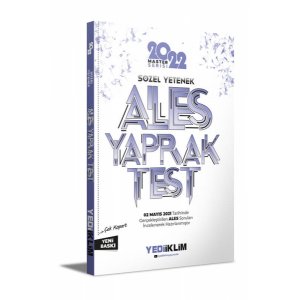 Yediiklim Yaynlar 2024 ALES Szel Yetenek ek Kopart Yaprak Test