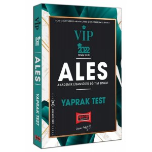 Yarg Yaynlar 2024 ALES VIP Saysal Szel Yetenek ek Kopart Yaprak Test