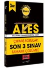 Yarg Yaynlar 2025 ALES Vip Ekonomik Seri Saysal-Szel Yetenek Son 3 Snav km Sorular (28 Temmuz 2024) Snav Sorular