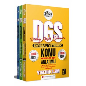 Yediiklim Yaynlar 2025 DGS Modler Set (Saysal Blm-Szel Blm-Deneme)
