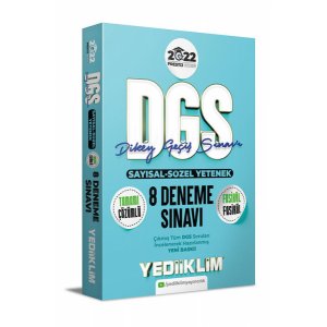 Yediiklim Yaynlar 2025 DGS Saysal-Szel Yetenek Tamam zml 7 Deneme