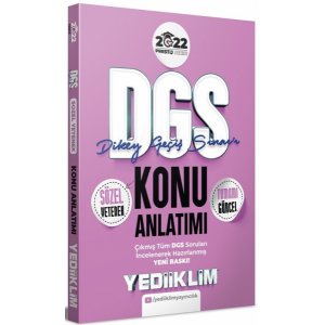 Yediiklim Yaynlar 2025 DGS Szel Yetenek Konu Anlatm