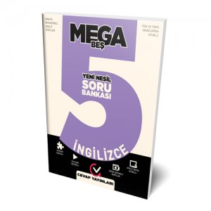Cevap yay�nlar� 5.S�n�f MEGA 5 �ngilizce Soru Bankas�