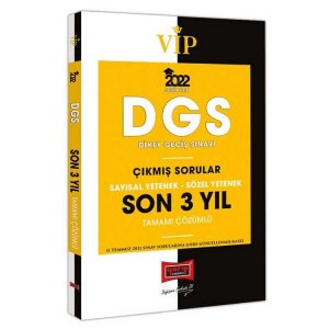 Yarg Yaynlar 2025 DGS VP Saysal-Szel Yetenek Tamam zml Son 3 Yl km Sorular