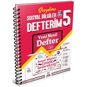 Ar� Yay�nc�l�k 5. S�n�f Sosyal Bilgiler Defterim Sosyalimo