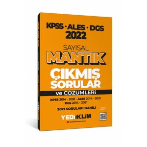 Yediiklim Yaynlar 2025 KPSS ALES DGS Saysal Mantk km Sorular ve zmleri