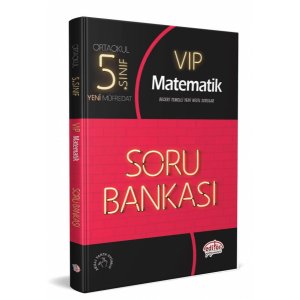 Editr Yaynlar 5. Snf VIP Matematik Soru Bankas