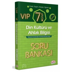 ​​Editr Yaynlar 7. Snf VIP Din Kltr ve Ahlak Bilgisi Soru Bankas
