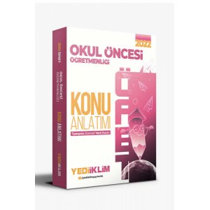 Yediiklim Yaynlar 2025 ABT Okul ncesi retmenlii Konu Anlatm